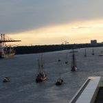 Paradeblick vom Dockland